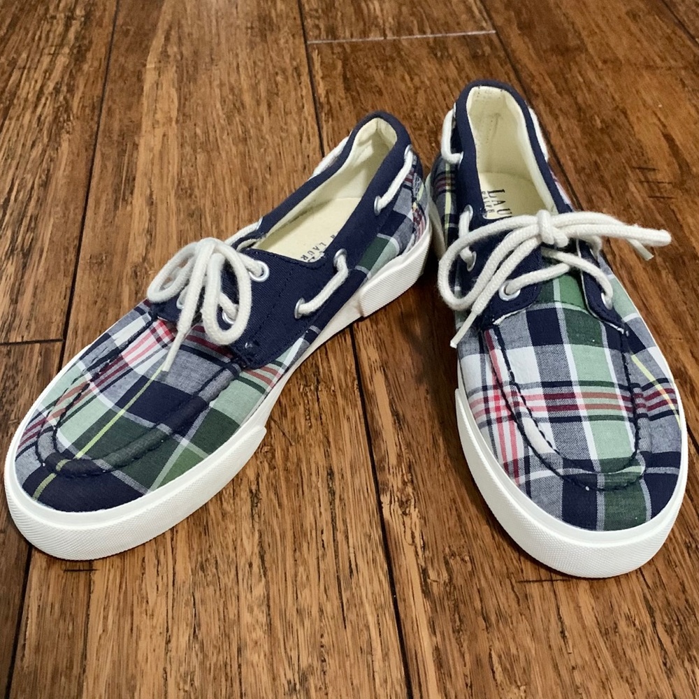 Lauren Ralph Lauren Plaid Boat Shoes